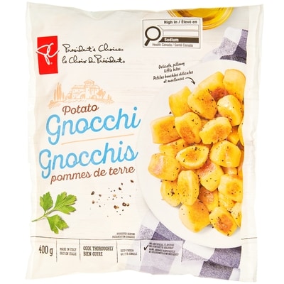 President's Choice Potato Gnocchi 400 g, $1.38/100g
