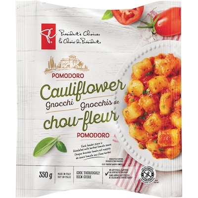 President's Choice Pomodoro Cauliflower Gnocchi 350 g, $1.71/100g