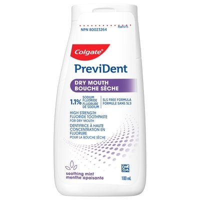 Colgate PreviDent Dry Mouth High Fluoride Toothpaste, Mint 100 ml, $12.99/100ml