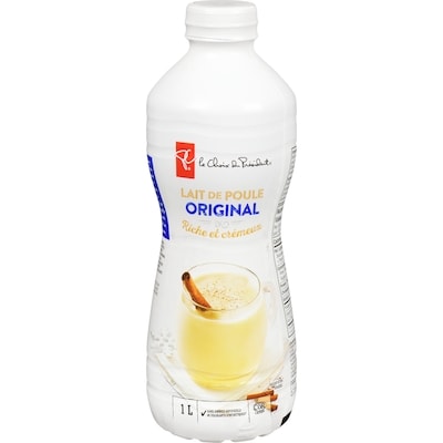 le Choix du Président Lait de poule riche et crémeux original 1 l, 0,40 $/100ml