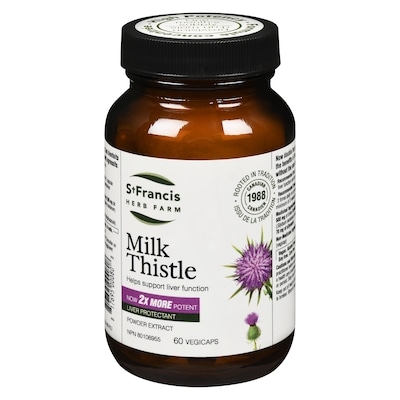 St Francis Herb Farm Milk Thistle 60 ea, $0.45/1ea