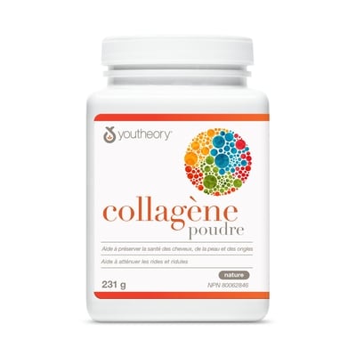Youtheory Poudre de collagène, Nature 231 g, 12,55 $/100g