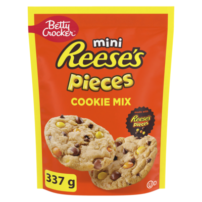 Betty Crocker Reese's Mini Pieces Cookie Mix with Peanut Butter Pieces and Chocolate Chips 337 g, $1.19/100g