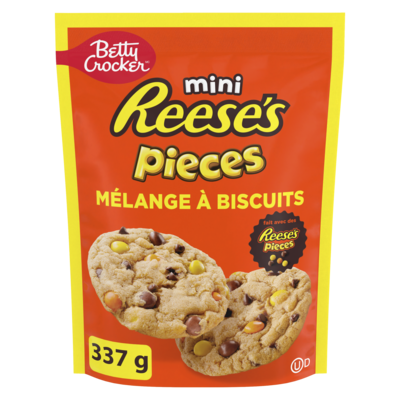 Betty Crocker Reese's Mélange à biscuits avec des mini morceaux de beurre d'arachide et pépites de chocolat 337 g, 1,48 $/100g