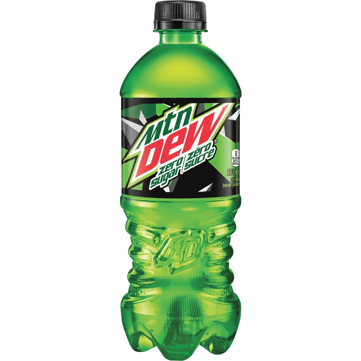 Mountain Dew Zero Sugar Soft Drink 591 ml, $0.56/100ml