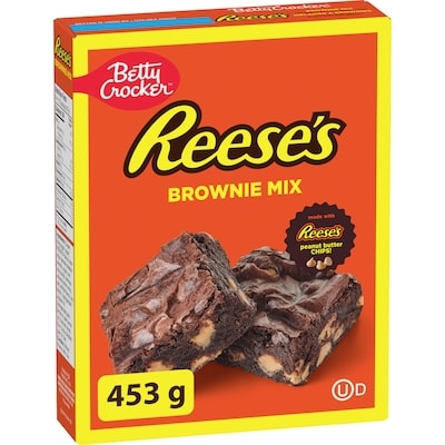 Betty Crocker Reese's Brownies Mix with Peanut Butter Chips 453 g, $0.99/100g