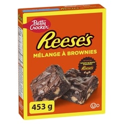 Betty Crocker Reese's Mélange à Brownies avec Pépites de Beurre d'Arachide 453 g, 0,95 $/100g