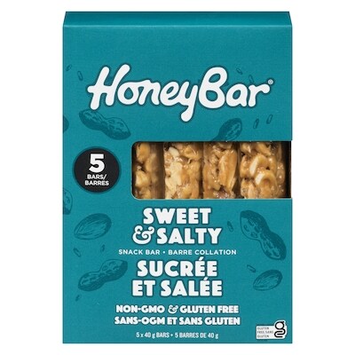 Honey Bar Barre collation sucrée et salée 200 g, 4,25 $/100g