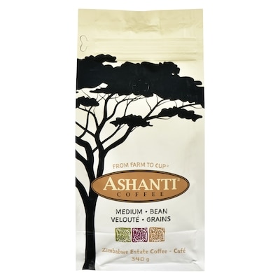 Ashanti Zimbabwe Estate Coffee Medium Bean 340 g, $4.70/100g