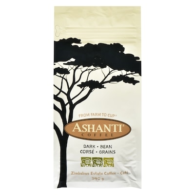 Ashanti Zimbabwe Estate Coffee Dark Bean 340 g, $4.70/100g