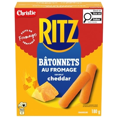 Christie Sandwiches mini RITZ à saveur de fromage 180 g, 2,38 $/100g