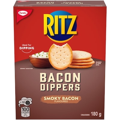 Christie Craquelins RITZ Dippers au bacon 180 g, 1,67 $/100g