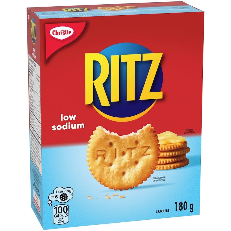 RITZ Low Sodium Crackers, classic cracker is great for pairing, Eat on its own or topped