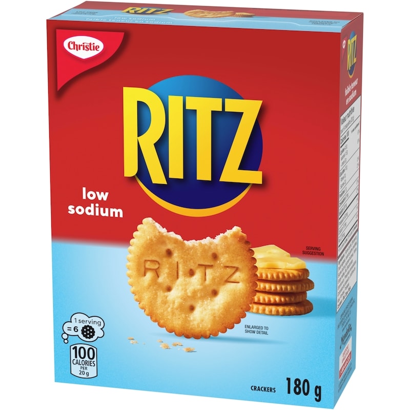 RITZ Low Sodium Crackers, classic cracker is great for pairing, Eat on its own or topped