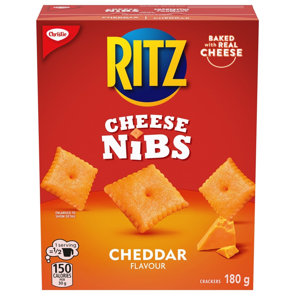 Christie Ritz Cheese Nibs Crackers 180 g, $2.49/100g