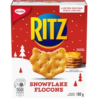 Christie Snowflake Crackers 180 g, $2.22/100g