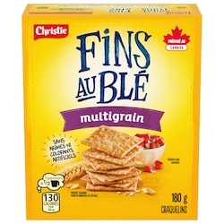 Christie Craquelins FINS AU BLÉ multigrain, Cuits avec la bonté du blé 180 g, 2,11 $/100g