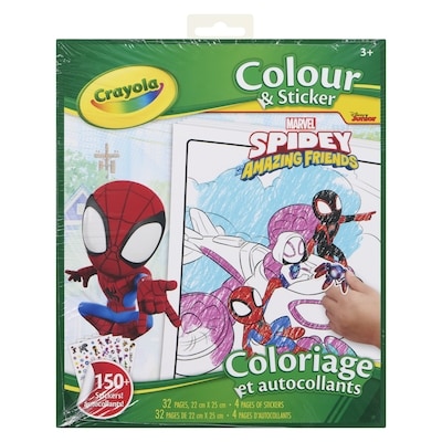 Crayola Colour & Sticker Marvel Spidey & Amazing Friends 1 ea, $5.00/1ea