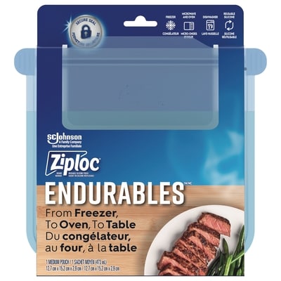 Ziploc Endurables Silicone Pouches, Medium 1 ea, $15.00/1ea
