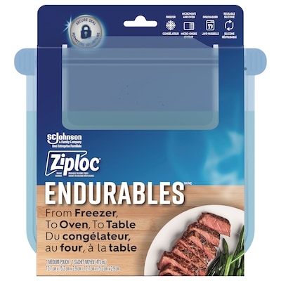 Ziploc Endurables Silicone Pouches, Medium 1 ea, $15.00/1ea