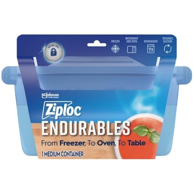 Ziploc Endurables Reusable Silicone Pouch 946 Ml 1 ea, $21.00/1ea
