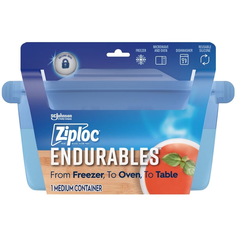 Ziploc Endurables Reusable Silicone Pouch 946 Ml - 1 ea | Loblaws