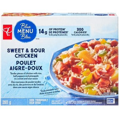 PC Menu Bleu Poulet aigre-doux 260 g, 1,54 $/100g