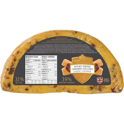 Coombe British Cheese, Sticky Toffee 180 g, $5.55/100g