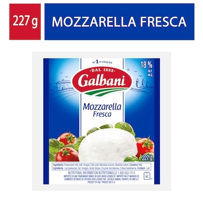 Galbani Boule mozzarella fraiche domestique 227 g, 3,52 $/100g