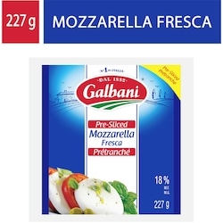 Galbani Fresh Mozzarella Slice Ball 227 g, $3.30/100g