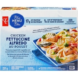 PC Blue Menu Chicken Fettucine Alfredo 237 g, $1.69/100g