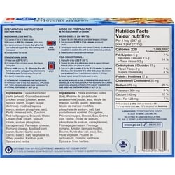 PC Blue Menu Chicken Fettuccine Alfredo - 237 g | Zehrs