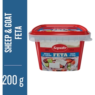 Saputo Sheep & Goat Feta Cheese 200 g, $4.00/100g