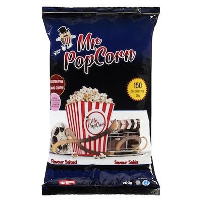 Mr. Popcorn Flavour Salted 200 g, $2.00/100g