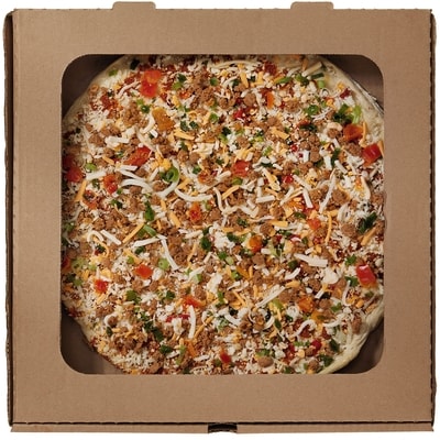 null Taco Beef Pizza 812 g, $1.48/100g