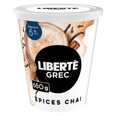 Liberté Yogourt Grec 5% Extra Crémeux, Saveur Piña Colada, Haute Teneur en Protéines 650 g, 1,31 $/100g