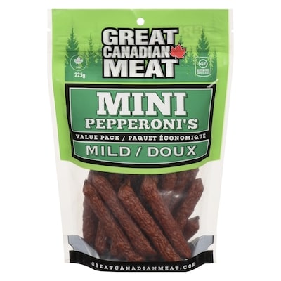 Great Canadian Meat Mini Peps Mild Value Pack 225 g, $4.88/100g