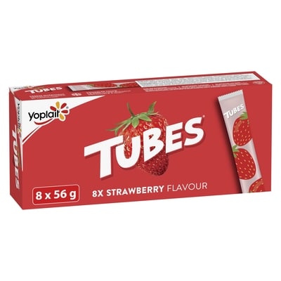 Yoplait Tubes Strawberry 448 g, $1.29/100g