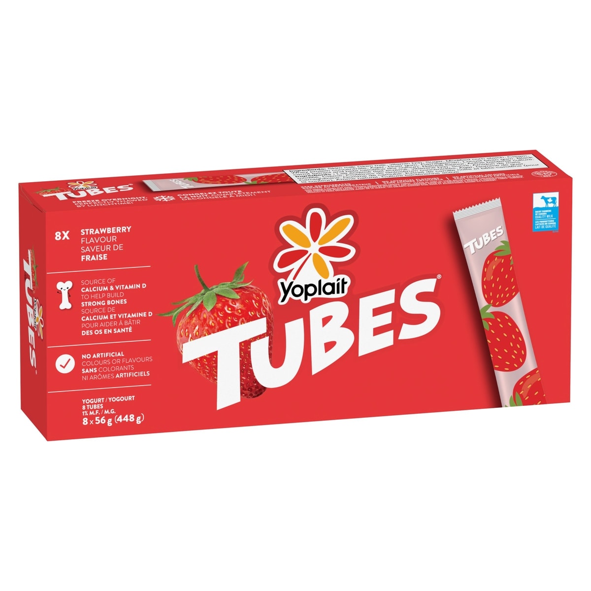 Yoplait Yogurt Tubes Strawberry