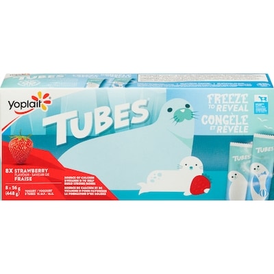 Yoplait Tubes Strawberry 448 g, $0.85/100g