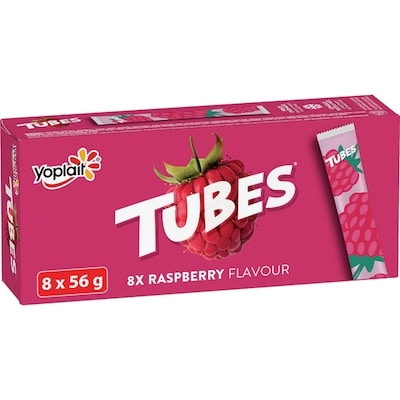 Yoplait Tubes Yogurt Raspberry Flavour 1% M.F. 448 g, $0.67/100g