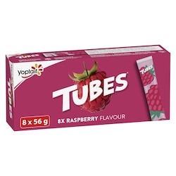 Tubes Yogurt Raspberry Flavour 1% M.F.