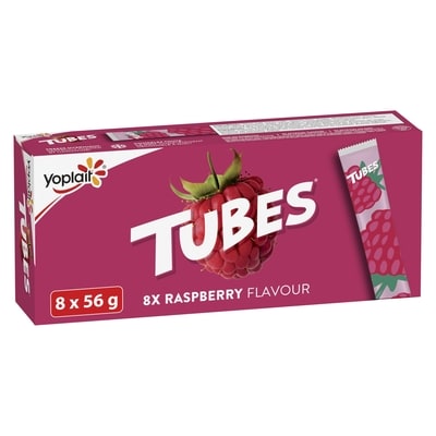 Yoplait Tubes Yogurt Raspberry Flavour 1% M.F. 448 g, $0.45/100g