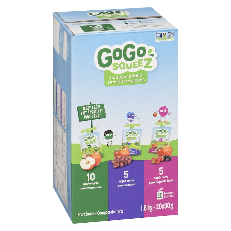 Fruit Sauce, Variety Pack (Apple, Grape, Berry)