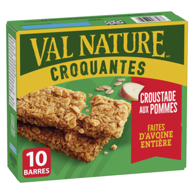 Nature Valley Croquantes Croustade Aux Pommes  Granola Barres 10 CT 210 g, 1,67 $/100g