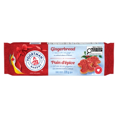 Voortman Gingerbread Cookie 220 g, $1.81/100g