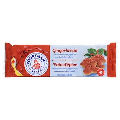 Voortman Gingerbread Cookie 220 g, $1.72/100g
