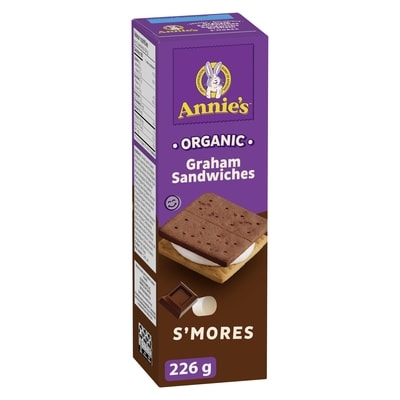 Annie's Organic S'mores Graham Sandwiches, Chocolate and Marshmallow 226 g, $4.20/100g