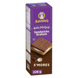 Annie's Sandwichs Graham Organique S'Mores, chocolat et guimauve 226 g, 3,45 $/100g