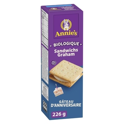 Annie's Biologique Sandwichs Graham Gâteau d'anniversaire 226 g, 3,45 $/100g
